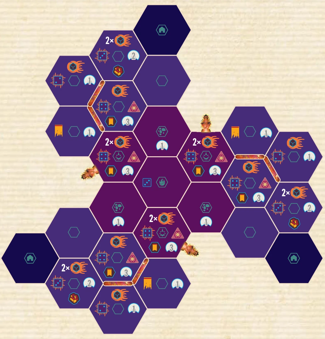 Aufbau-Galaxie: Bastion des Widerstands (3 Spieler)