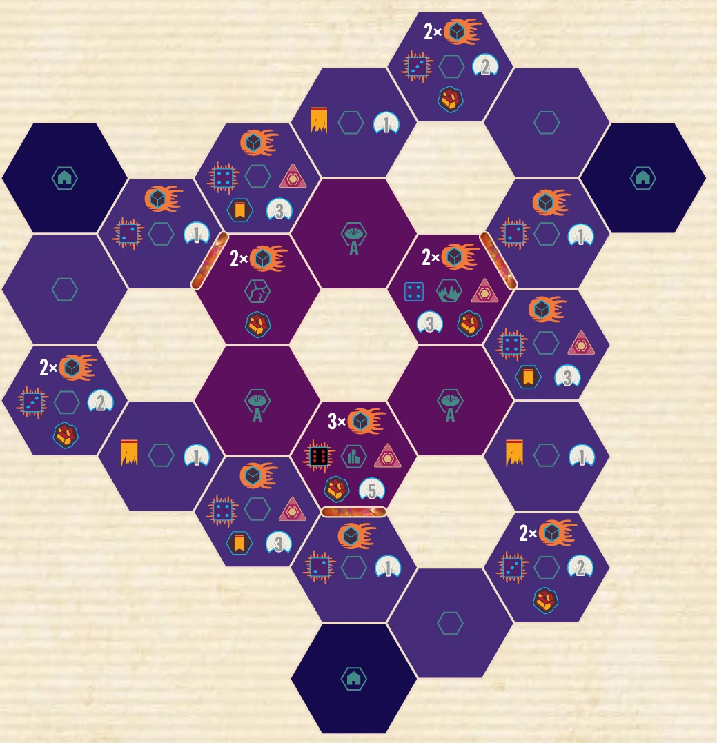 Aufbau-Galaxie: Frakturen im All (3 Spieler)